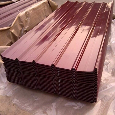 SGHC Renkli Çatı Kaplama Levhaları 0.3--1.0mm Renkli Kaplamalı Fayans