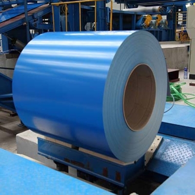 0.11-2.5mm PPGI Rulo Mattcolor Mavi Sıcak Daldırma Galvanizli Çelik Rulo