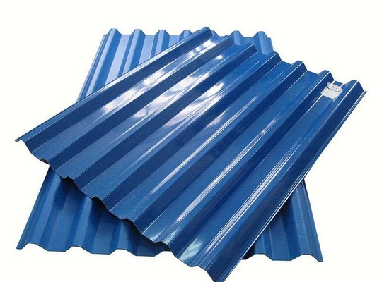0.125-2.5mm Boyalı Çatı Sayfası Renkli Kaplı Çelik Çatı Sayfası 35 Mikron