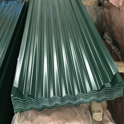 HRB 85 Ön Kaplamalı Gi Levha 30-600g/M2 Yeşil Oluklu Çatı Kaplama Levhaları