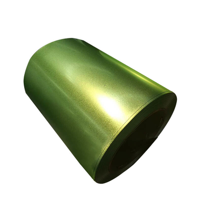 Yeşil AZ30-180g/M2 PPGL Çelik Rulo SGCC Boyalı Alüminyum Rulo