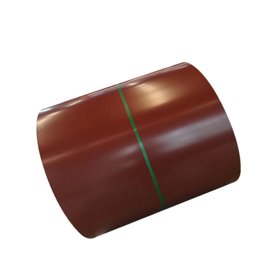 Yeşil 600 - 1250mm Boyalı Rulo Korozyon Direnci PPGI Renkli Kaplamalı