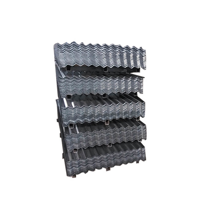 G550 610mm Galvanizli Oluklu Levha HRB95 Galvanizli Demir Çatı Levhaları Kiremit