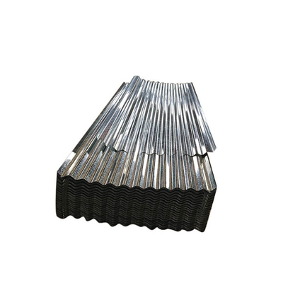 API 22 Ölçer Galvanizli Oluklu Metal Çatı Kaplama 0.18mm Galv Oluklu Levha