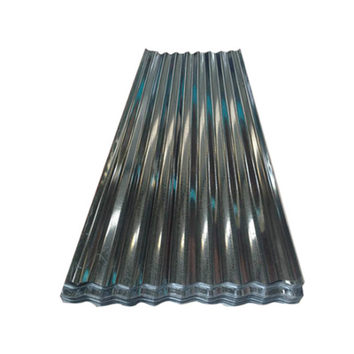SGCC Oluklu Galvanizli Demir Çatı 762-1250mm 4x8 Galvanizli Oluklu Sac