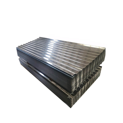 1250mm Oluklu Galvanizli Çinko Çatı Levhaları SGCH 18 Ölçer Oluklu Metal Çatı Kaplama