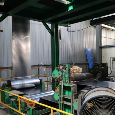 Rulolarda 508mm JIS Galvanizli Rulo EN10147 Sıcak Daldırma Galvanizli Sac