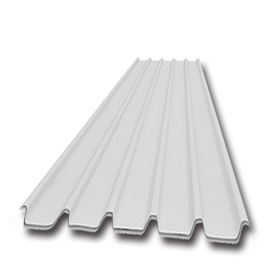 1250mm Ön Kaplamalı Galvanizli Demir Profil Levhalar HRB65 Beyaz Gi Ön Kaplamalı Sac