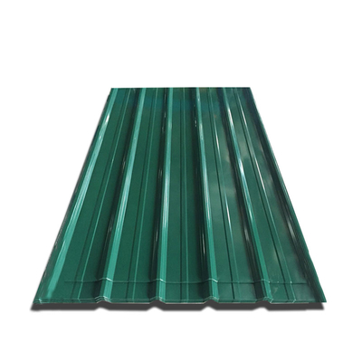 PE 30-275g/M2 Yeşil Metal Çatı Panelleri RAL 9012 Renkli Oluklu Sac