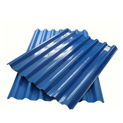 1250mm Ön Kaplamalı Galvanizli Demir Profil Levhalar HRB65 Beyaz Gi Ön Kaplamalı Sac