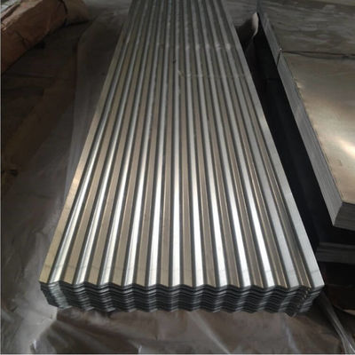 Çatı için Kalınlık 0.48mm Galvanizli Oluklu Levha DX51D Oluklu Çelik Levha