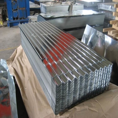 Q195 30 Gauge Galvanizli Çatı Sayfası DX51D Metal Oluklu Galvanizli Çatı