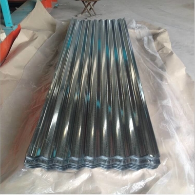 HRB65 Galvanizli Çatı Sayfası 0.8mm 16 Ft Oluklu Çelik Çatı Paneli