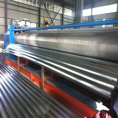 HRB65 Galvanizli Çatı Sayfası 0.8mm 16 Ft Oluklu Çelik Çatı Paneli