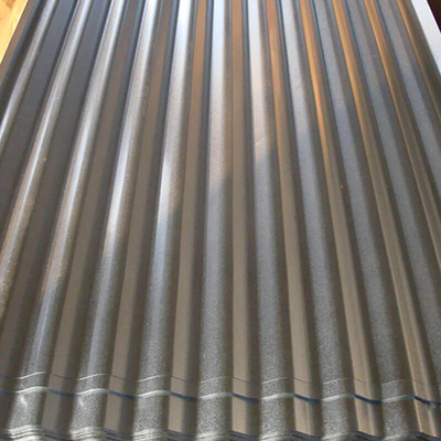 1250mm Oluklu Galvanizli Çinko Çatı Levhaları SGCH 18 Ölçer Oluklu Metal Çatı Kaplama