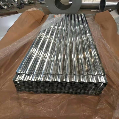 Q195 Galvanizli Sac Çatı Kaplama 1250mm Galvanizli Oluklu Paneller