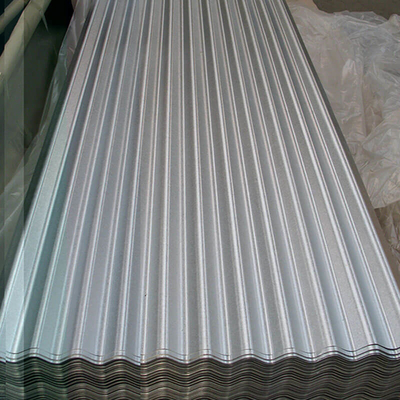 Z125 Galvanizli Oluklu Çatı Kaplama Levhaları ISO SGCC Oluklu Metal Levhalar 4x8