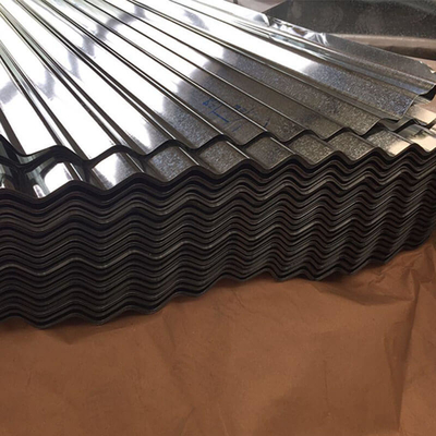 T Şekli 8ft Galvanizli Oluklu Çatı Levhaları SGCH Oluklu Metal Çatı Levhaları