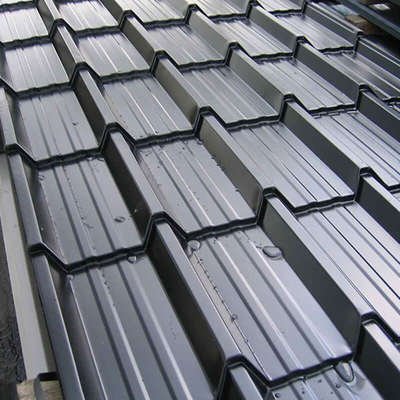 Galvanizli Sac Çatı Kaplama 508/610MM Güçlü Korozyon Direnci
