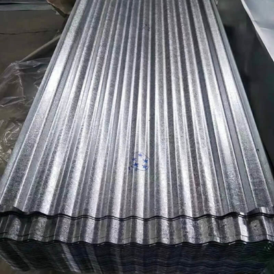 600-1100mm Galvanizli Çatı Sayfası AISI 14 Ölçer Oluklu Çelik Paneller Kraft