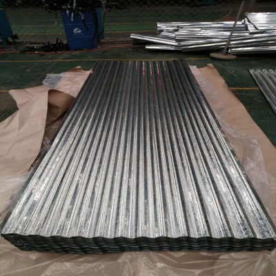 2.75mm Soğuk Haddelenmiş Galvanizli Çatı Sayfası HRB85 Oluklu Demir Levha