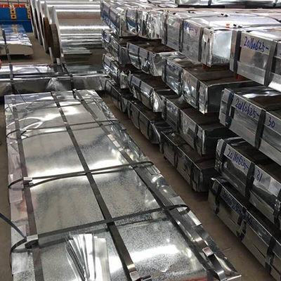 600-1100mm Galvanizli Çatı Sayfası AISI 14 Ölçer Oluklu Çelik Paneller Kraft
