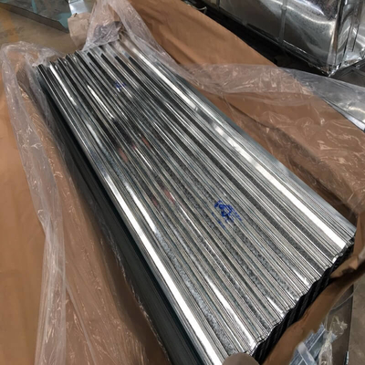 0.18mm Galvanizli Saclar Oluklu Spgc 6ft Galvanizli Çatı Kaplama Levhaları