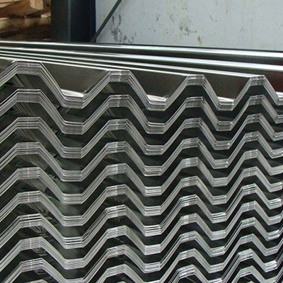 DX51D Oluklu Çatı Kaplama Sacları 508mm Galvanizli Çelik Çatı Levhaları