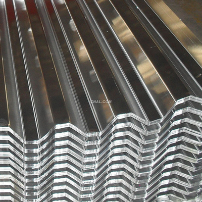 DX51 Galvanizli Çelik Çatı Kaplama Levhaları 0.27mm Galvanizli Metal Çatı Panelleri Z80
