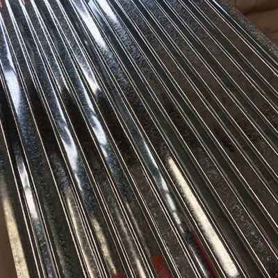 DX51 Galvanizli Çelik Çatı Kaplama Levhaları 0.27mm Galvanizli Metal Çatı Panelleri Z80