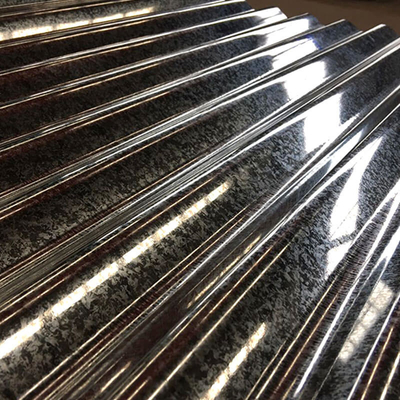 610mm Galvanizli Çatı Sayfası BA Oluklu Galvanizli Sac