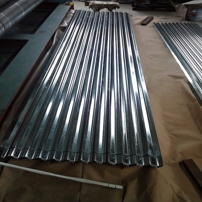 AZ150 Galvanizli Çatı Sayfası 0.15mm Galvanizli Oluklu Metal Çatı Kaplaması