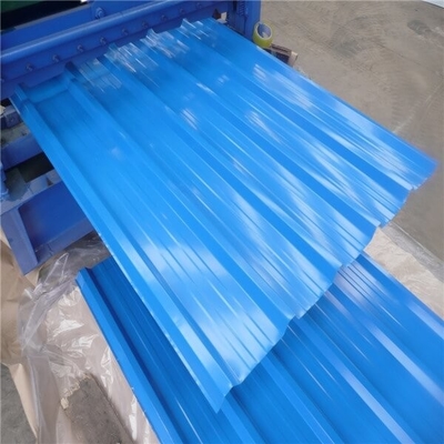0.125-2.5mm Boyalı Çatı Sayfası Renkli Kaplı Çelik Çatı Sayfası 35 Mikron