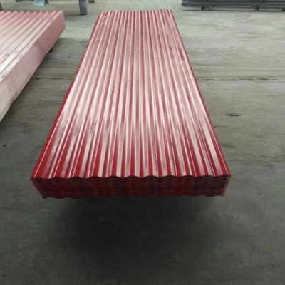0.125-2.5mm Renkli Kaplamalı Çatı Sayfası Galvanizli Renkli Sac Q195
