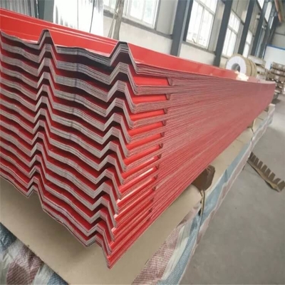Iso 18001 Boyalı Çatı Sayfası 7-30um Renkli Kaplı Metal Yüksek Rulman