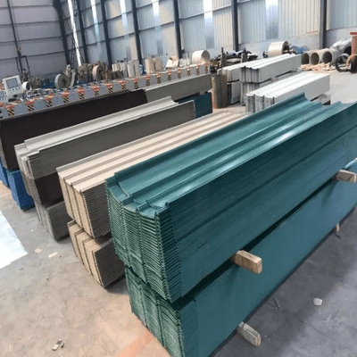0.4mm-3.0mm Kalınlık PPGI Çatı Kaplama Levhası Galvanizli Oluklu 600mm-1250mm Genişlik