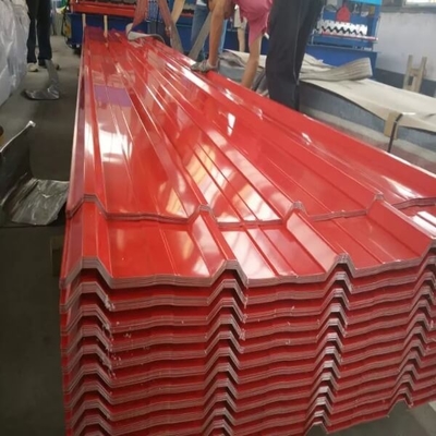 SGHC Renkli Çatı Kaplama Levhaları 0.3--1.0mm Renkli Kaplamalı Fayans