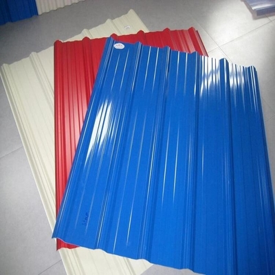 SGCC Ön Boyalı Oluklu Çatı 0.125-2.5mm Renkli Kaplı Oluklu Levhalar