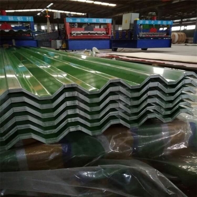 ISO 18001 Çinko Kaplı Çatı Sayfası AZ160 Mavi Renkli Çatı Plakası