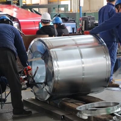 ISO9001 Çelik Galvanizli Rulo Z30 - 150g/M2 Sıcak Daldırma Çelik Rulo