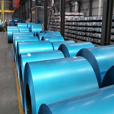 Renk Mavi DX51D SGCC GI Çelik Rulo Galvanizli Soğuk Haddelenmiş JISG3003