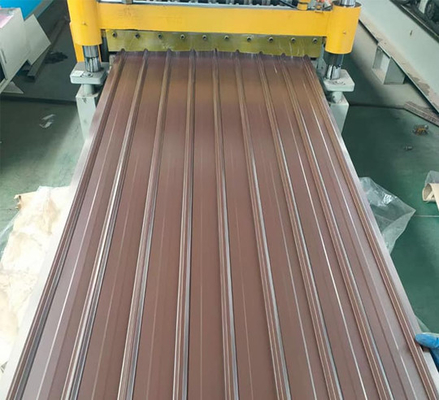 Düzenli Pul Renk Kaplı Galvanizli Sac DX53D Ön Boyalı Galvanizli Demir