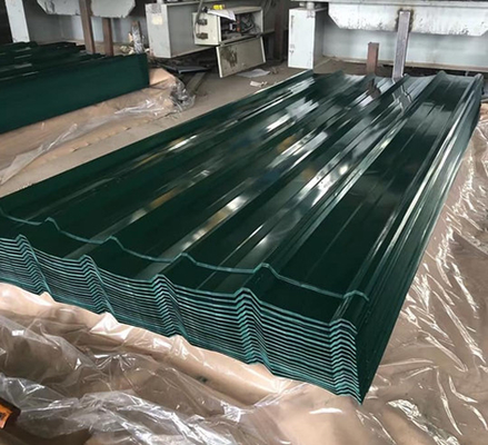 60-275g / M2 Çinko Kaplama PPGI Çatı Kaplama Levhası, 1000mm-6000mm Uzunluk