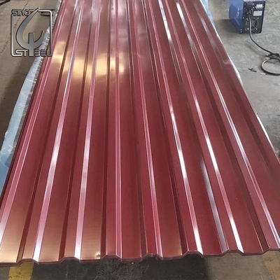 800mm Boyalı Çatı Sayfası Z30 Renk Kaplı Çelik RAL Renkli Normal Pul