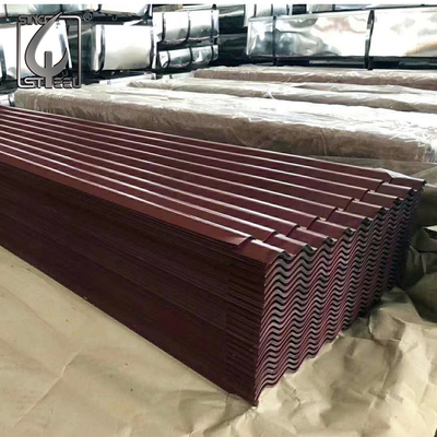 Düzenli Pul Renk Kaplı Galvanizli Sac DX53D Ön Boyalı Galvanizli Demir