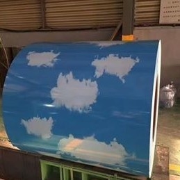 Sarı 610mm Boyalı Çelik Rulo SGCC Boyalı Galvanizli Çelik Rulo Ppgi