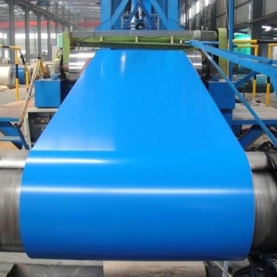RAL 8017 PPGL Çelik Rulo 0.11-2.5mm Boyalı Aluzinc Çelik Rulo