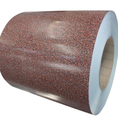 910mm PPGI Boyalı Çelik Rulo 3-25um Renk Kaplı Rulo Ahşap Tuğla