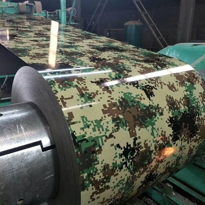HRB95 SGS Boyalı PPGI Rulo 610mm Çinko Kaplı Çelik Rulo 8-35 Mikron